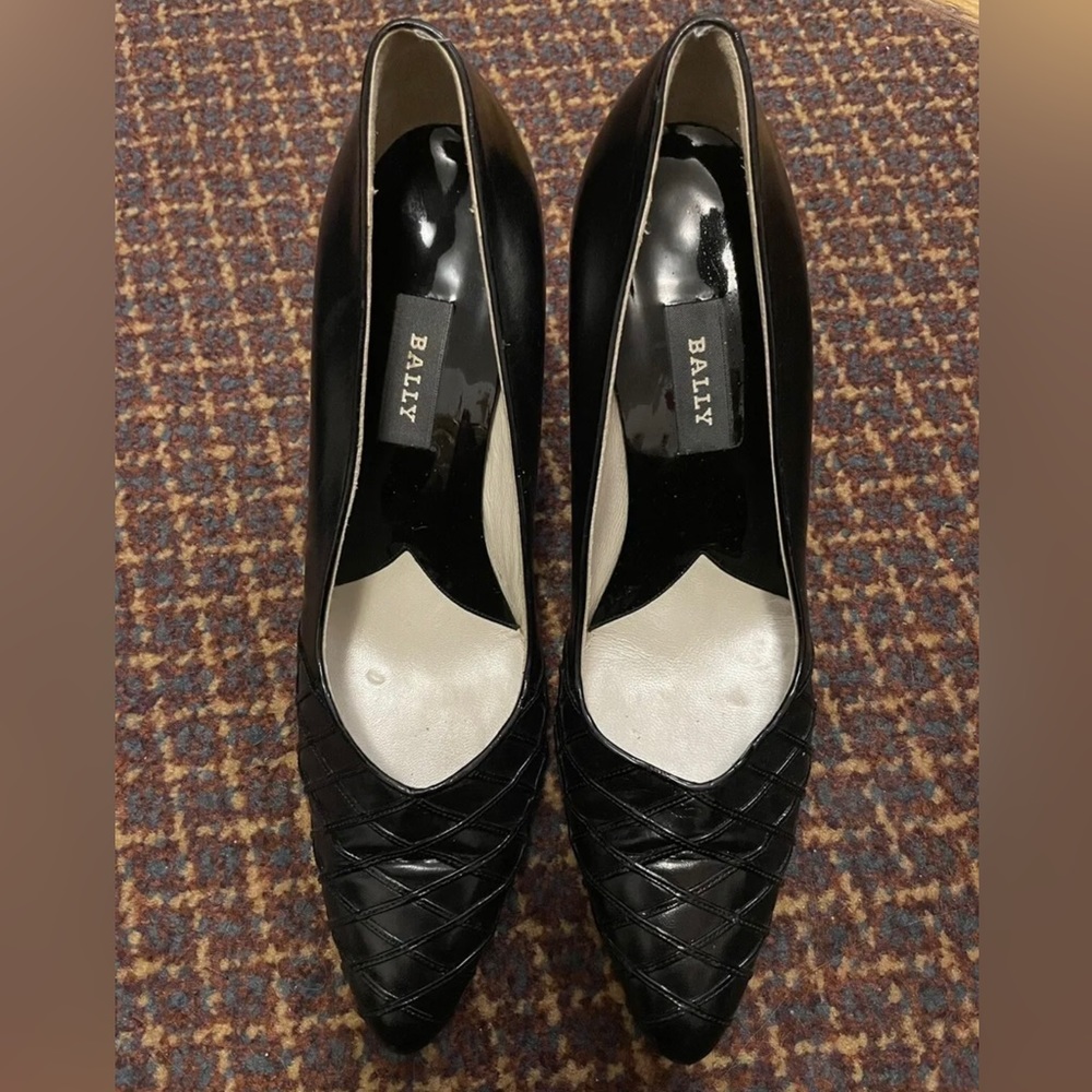 Bally Women’s Black Patent Leather High Heels